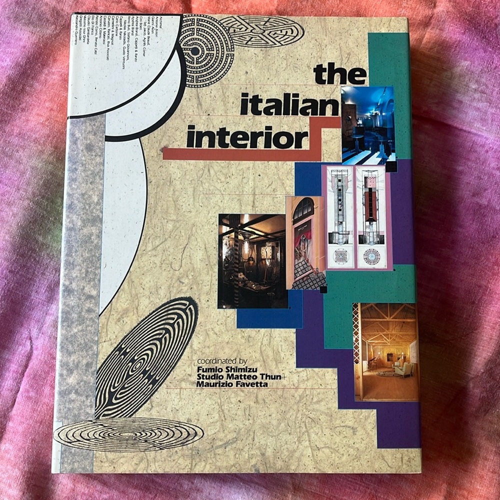 Hardcover book - The Italian Interior